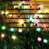 Solar Firefly Garden Lights – 6 LED Swaying Outdoor Decor - Multicolor