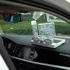 Solar Rechargeable Dual Fan