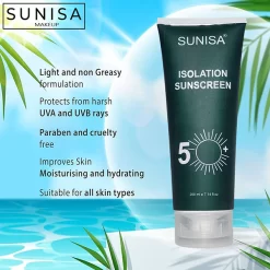 SUNISA Isolation Sunscreen SPF 50+ 200ml