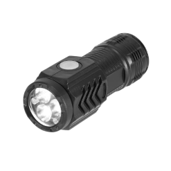 Mini LED Flashlight – USB Rechargeable Clip-On Torch for Cap & Night Patrol