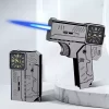 Refillable Gun Watch Lighter – Creative Folding Spray Gun Style