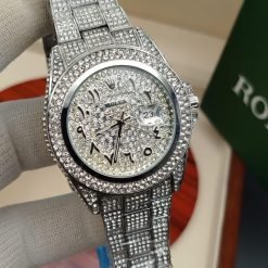 RLX Ice Dot Full Diamond Watch – Butterfly Lock