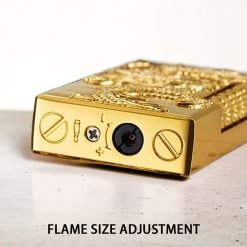 Refillable Fancy Golden Jet flame Lighter High Quality