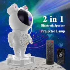 Galaxy Astronaut Projector with Bluetooth Speaker