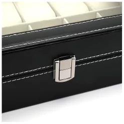 12 Slot Watch Holder Leather Case