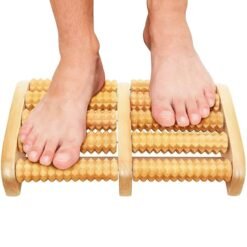 Wooden Foot Roller Massager – Foot Reflex & Circulation Booster Device