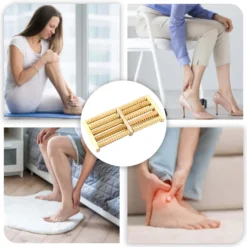 Alternative view of Wooden Foot Roller Massager – Foot Reflex & Circulation Booster Device
