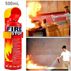 500ml Foam Fire Stop Spray – Portable, Eco-Friendly, Rechargeable Fire Extinguisher for Home & Car