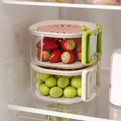 Multifunctional Fruit and Vegetable Washing Bowl with Strainer