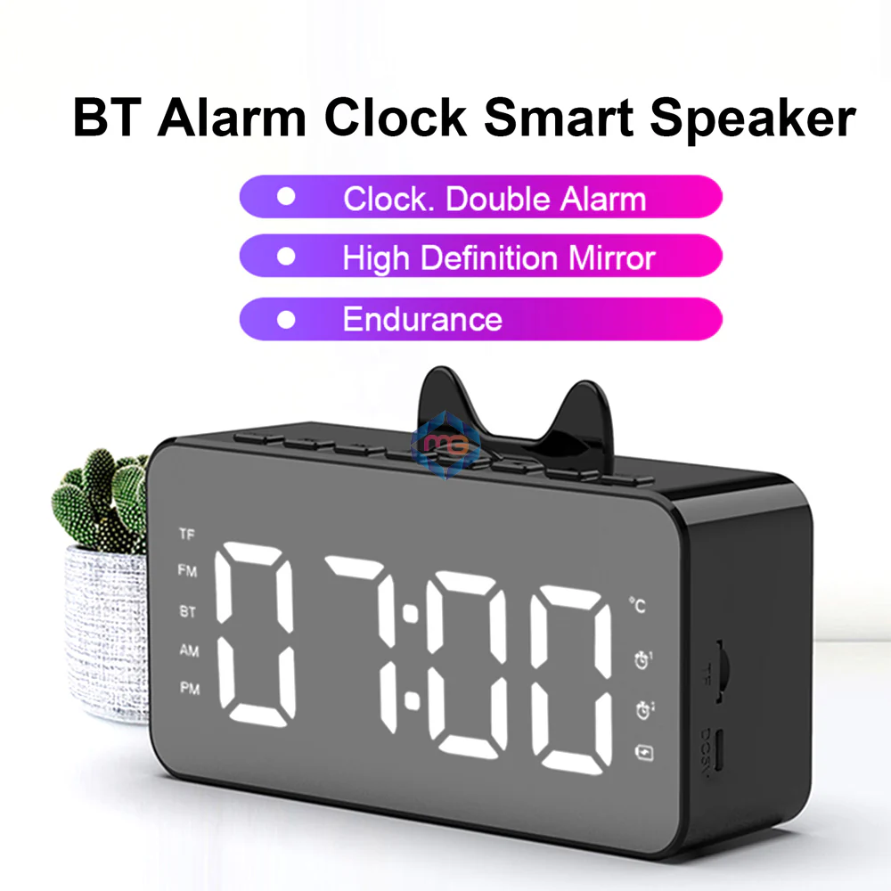 Modern LED Digital Table Clock with Alarm – Large Display Bedside & Office Desk Clock Modern LED Digital Table Clock with Alarm – Large Display Bedside & Office Desk Clock - Image 2