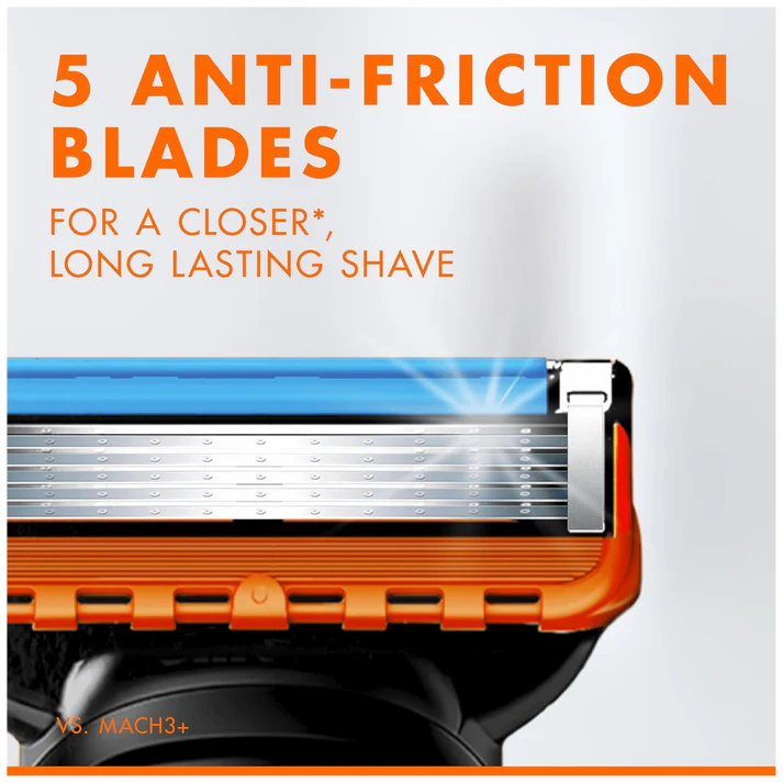 Gillette Fusion 5 Blade Cartridges (Pack of 8) – Original Men’s Razor Refills for Smooth & Comfortable Shave Gillette Fusion 5 Blade Cartridges (Pack of 8) – Original Men’s Razor Refills for Smooth & Comfortable Shave - Image 2