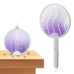 Foldable Mosquito Racket 3-in-1–USB Electric Insect Killer