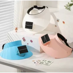 Solar Cooling Fan Cap, Rechargeable Portable Sun Hat