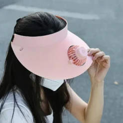 Solar Cooling Fan Cap,Rechargeable Portable Sun Hat