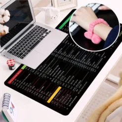 Anti-Slip Keyboard Shortcut Desk Mat Large Size