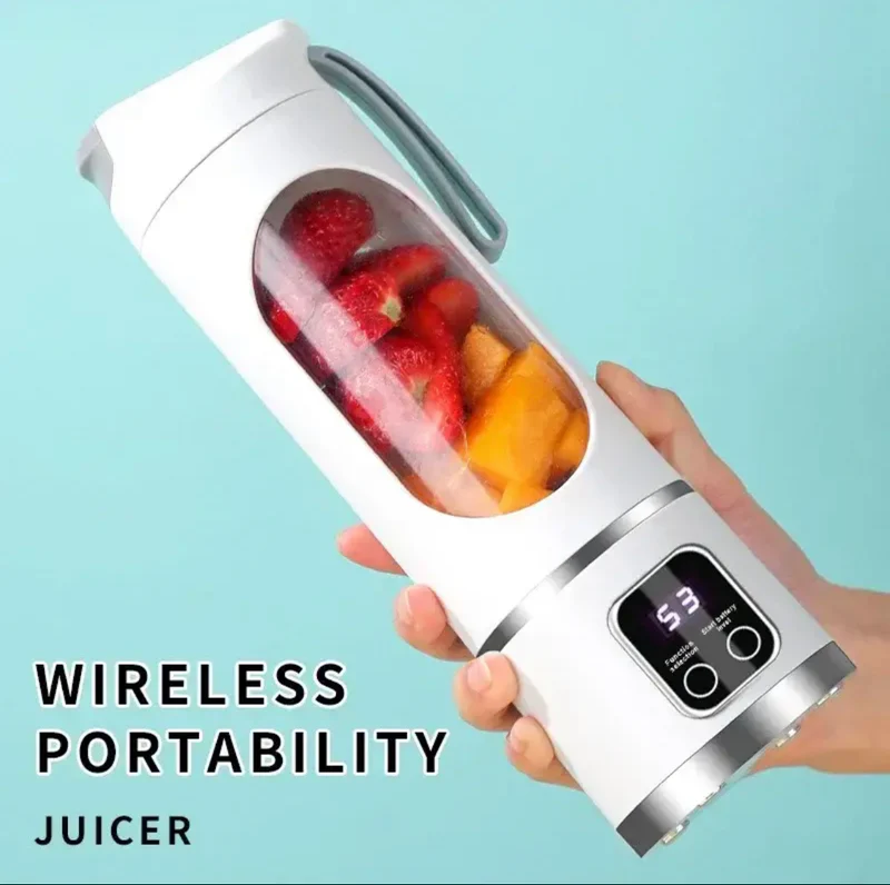 Portable Juicer with LED Screen 450 ML Portable Juicer with LED Screen 450 ML