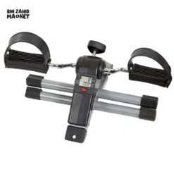 Portable Mini Cycle Pedal Exerciser with Digital Display & Adjustable Resistance