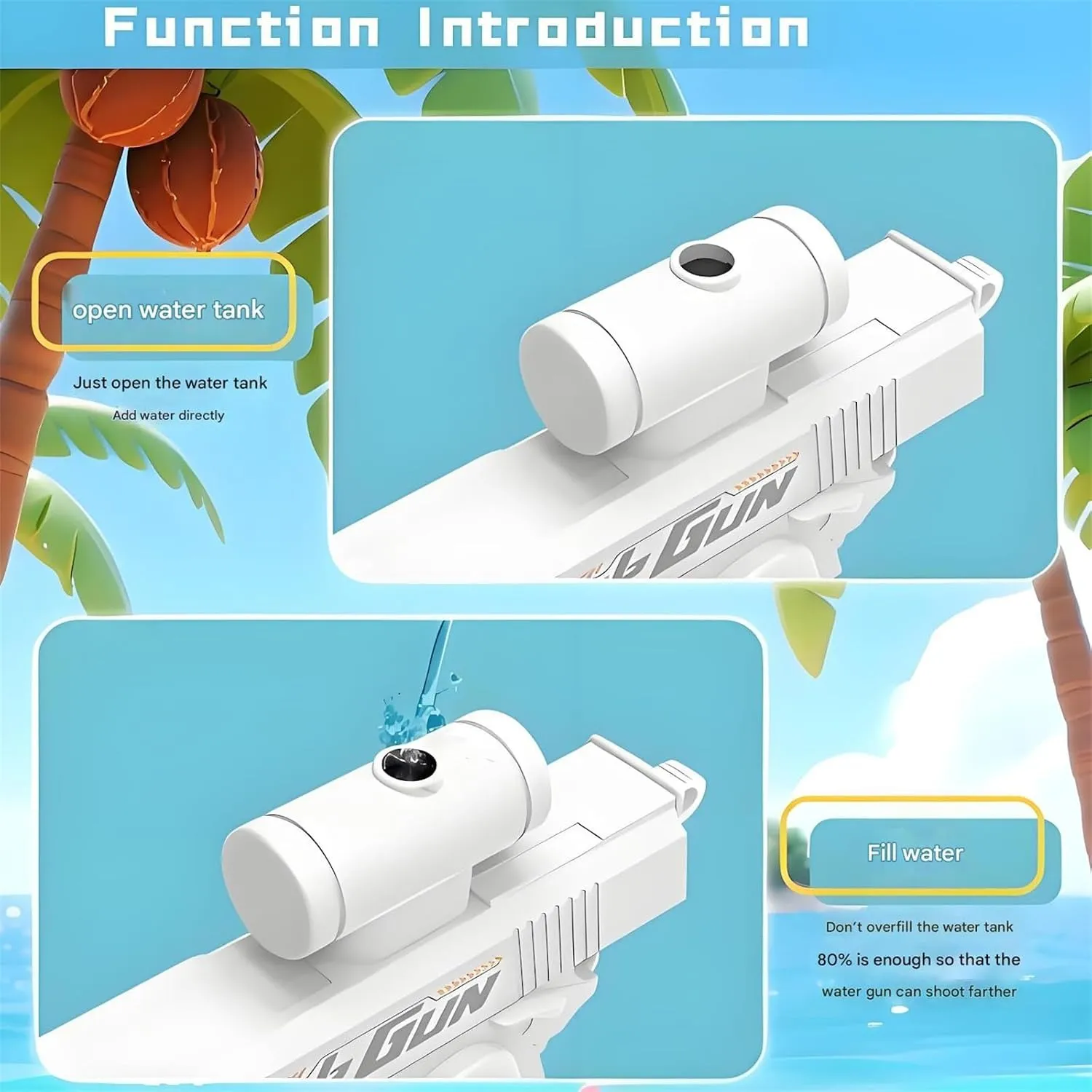 Prank Two-Way Water Gun Toy For Kids Prank Two-Way Water Gun Toy For Kids - Image 2
