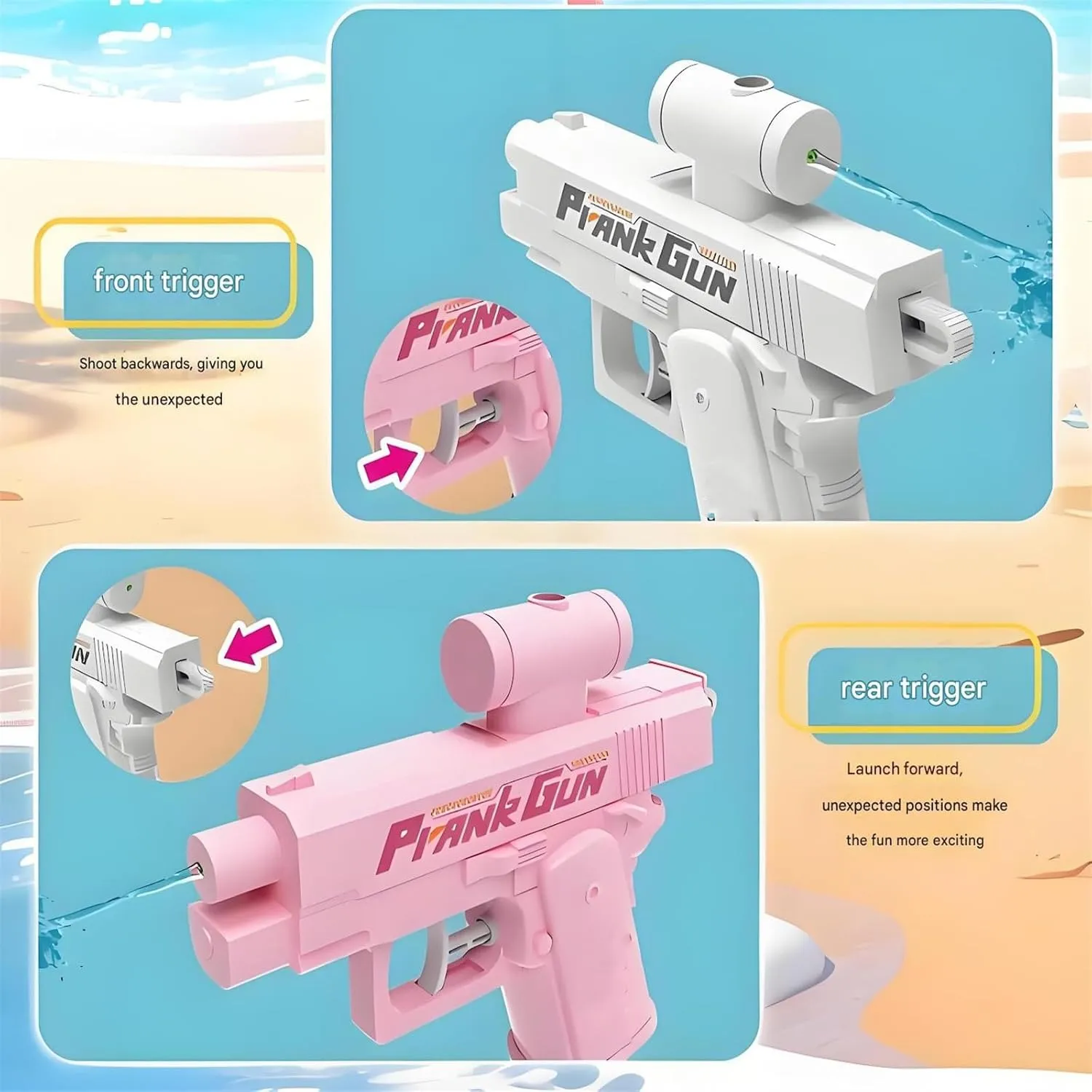 Prank Two-Way Water Gun Toy For Kids Prank Two-Way Water Gun Toy For Kids - Image 3
