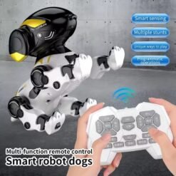 Home Page Alternative view of SM Smart Robot Dog Toy with Voice Control, Remote Control, LED Eyes, Rechargeable Battery, Multi-Function Interactive Pet, Walks, Dances, Sings