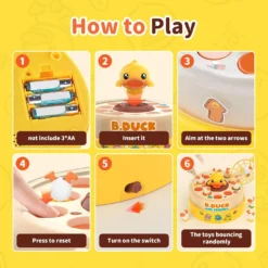 B.Duck Bounce Catch Game Board Games Fun Bounce & Catch Duck Toy B.Duck Bounce Catch Game Board Games Fun Bounce & Catch Duck Toy