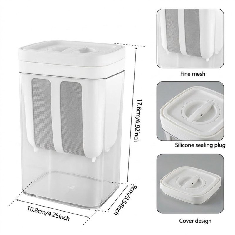 Greek Yogurt Maker Strainer 1100ML Greek Yogurt Maker Strainer 1100ML - Image 2