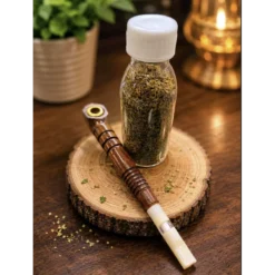 Wooden Medwakh (Dokha Pipe)