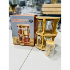 Elegant Space-Saving Multi-Functional Spice Storage Set