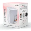 Portable mini fridge with mirror