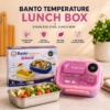 Banto Stainless Steel Lunch Box 800ml with Digital Temperature Display Banto Stainless Steel Lunch Box 800ml with Digital Temperature Display