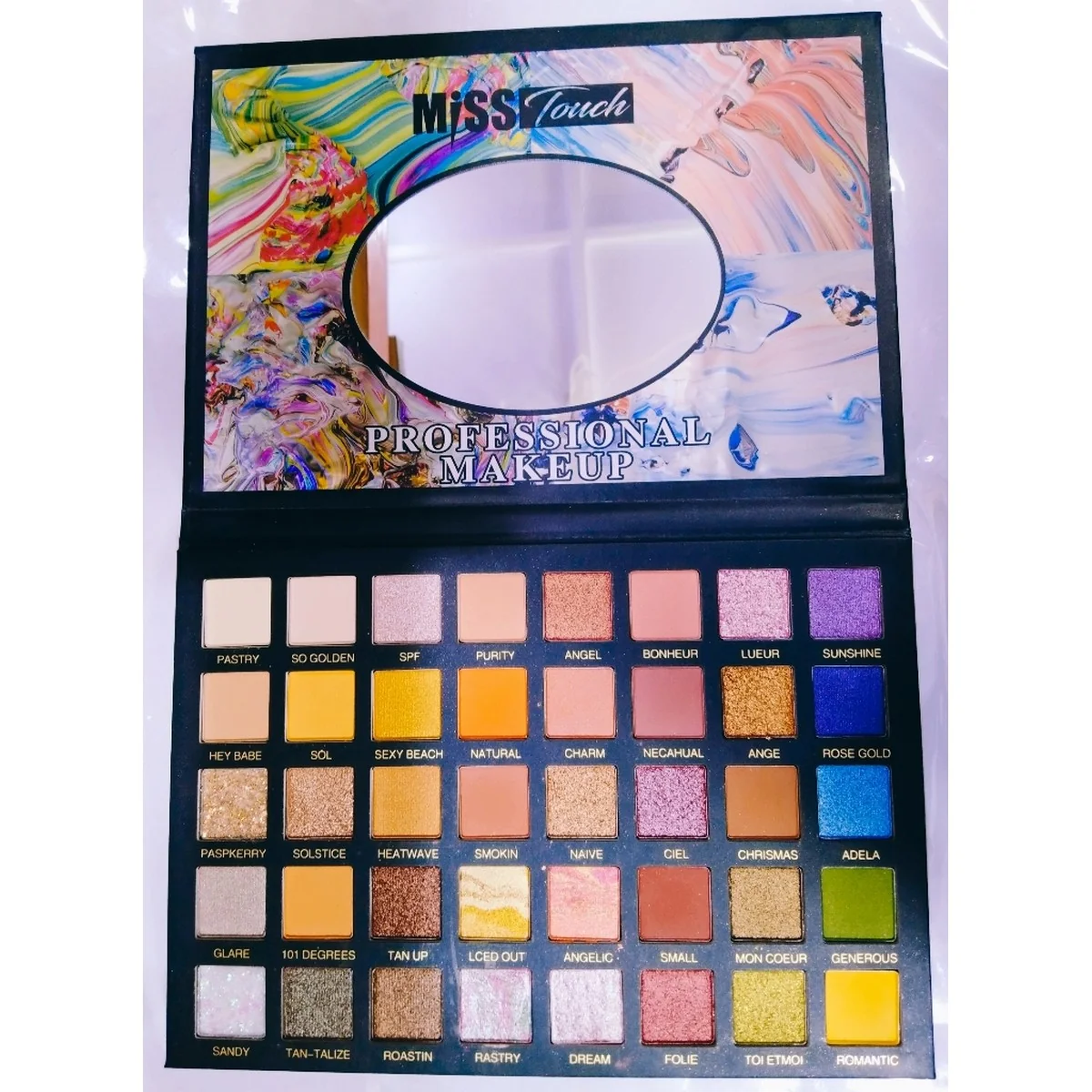 4 in 1 Miss Touch 40Clr Eyeshadow Pellate High Pigmentation 4 in 1 Miss Touch 40Clr Eyeshadow Pellate High Pigmentation - Image 2