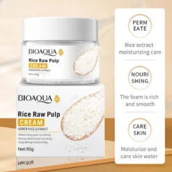 Home Page Alternative view of BIOAQUA Rice Raw Pulp Facial Cream 50g – Deep Moisturizing & Brightening Face Cream