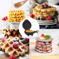 Alternative view of Waffle Maker Stainless Steel Non-Stick Electric 350 Watts