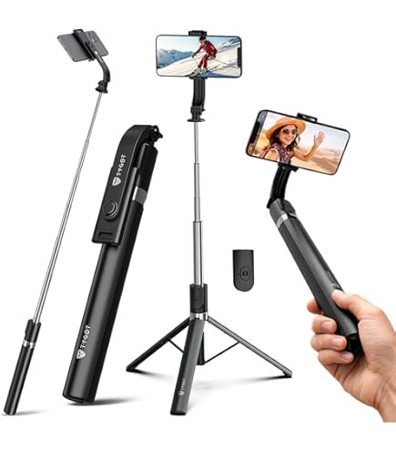 R1S-L Bluetooth Selfie Stick Tripod – Long Aluminum Stand for Mobile Vlogging, Live Streaming & Video Shooting R1S-L Bluetooth Selfie Stick Tripod