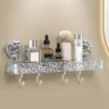 Crystal Suction Wall-Mounted Storage Shelf for Bathroom & Kitchen Organizer Crystal Suction Wall-Mounted Storage Shelf price in pakistan Crystal Suction Wall-Mounted Storage Shelf