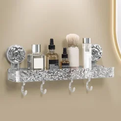 Crystal Suction Wall-Mounted Storage Shelf price in pakistan Crystal Suction Wall-Mounted Storage Shelf