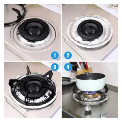 Home Page Alternative view of 10-Piece Disposable Aluminium Stove Protector Set