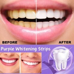 Purple Whitening Strips for Teeth, Whitening Strips to Remove Yellow Stains and Whiten Teeth Purple Whitening Strips for Teeth, Whitening Strips to Remove Yellow Stains and Whiten Teeth - Image 5
