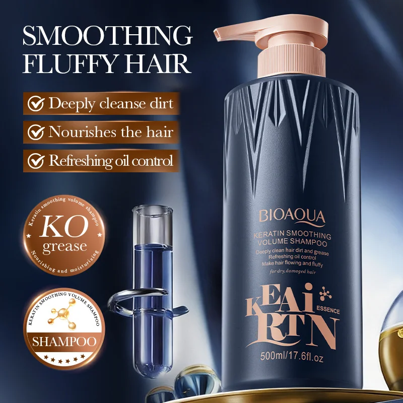 Bioaqua Keratin Smoothing Shampoo 500ml Bioaqua Keratin Smoothing Shampoo 500ml - Image 2