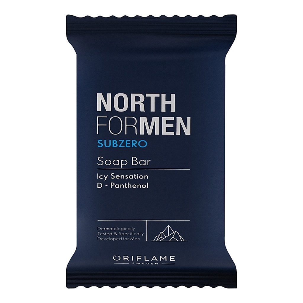 Oriflame North For Men Subzero Cleansing Soap Bar 100g Pack of 3 PCs Oriflame North For Men Subzero Cleansing Soap Bar 100g Pack of 3 PCs