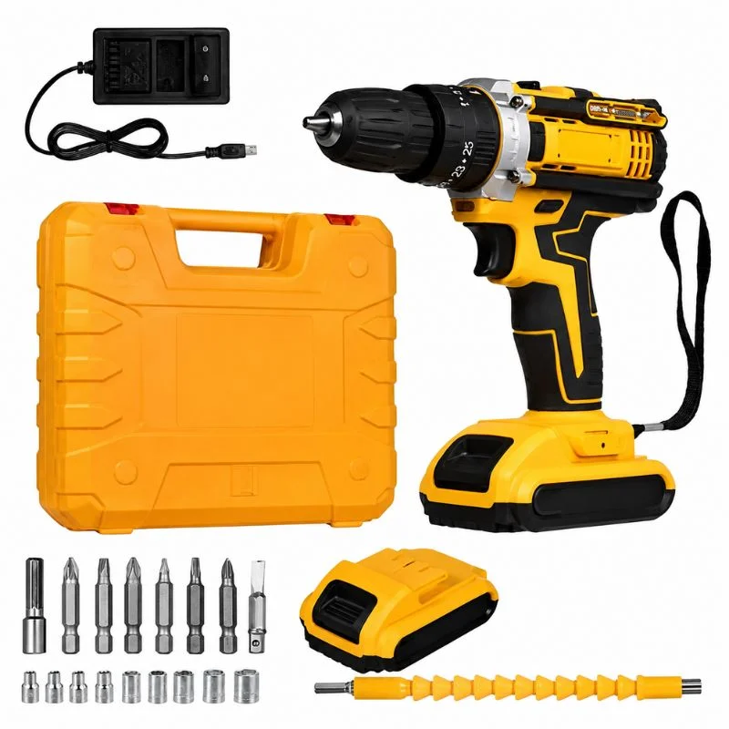 Portable Cordless 48W Drill Machine & Electric Screwdriver – Rechargeable Power Drill for Home & DIY Use Portable Cordless 48W Drill Machine & Electric Screwdriver – Rechargeable Power Drill for Home & DIY Use