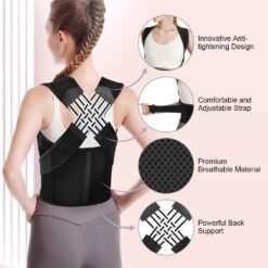 Posture Corrector Belt for Men & Women with Adjustable Shoulder Straps - Image 3