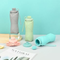 Alternative view of Silicone Foldable Water Bottles For Travel
