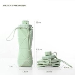 Silicone Foldable Water Bottles For Travel - Image 4