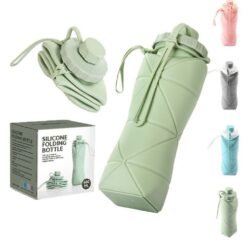 Silicone Foldable Water Bottles For Travel - Image 3