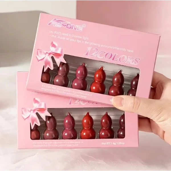 KS One 12-Multicolor Matte Capsule Lipstick Set – Long-Lasting Lip Color KS One 12-Multicolor Matte Capsule Lipstick Set