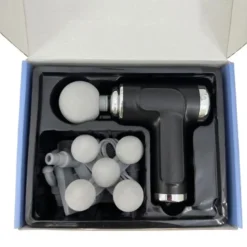 Home Page Alternative view of 5 Head Massage Gun BLD-780 | Rechargeable Deep Tissue Muscle Massager | 9 Massage Heads | 6 Speed Levels | Random Color