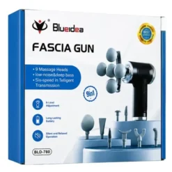 5 Head Massage Gun BLD-780 | Rechargeable Deep Tissue Muscle Massager | 9 Massage Heads | 6 Speed Levels | Random Color 5 Head Massage Gun BLD-780 | Rechargeable Deep Tissue Muscle Massager | 9 Massage Heads | 6 Speed Levels | Random Color - Image 4