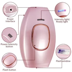 Alternative view of IPL Laser Hair Removal Device for Home | Painless Hair Reduction Epilator | Body & Facial Hair Remover