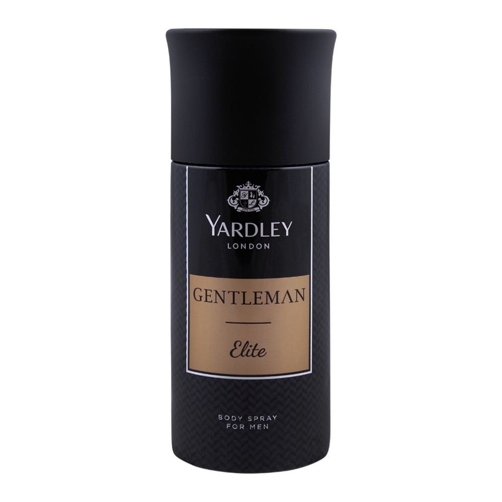 Yardley London Gentleman Elite Body Spray for Men 150ml – Luxury Long Lasting Scent Sophisticated Fragrance: Yardley Gentleman Elite is a scent that combines classic sophistication with modern elegance. The 150ml deodorant body spray is a symphony of freshness, enveloping you in a fragrance that’s both timeless and contemporary. 24-Hour Protection: Crafted for the man who moves in high circles, this deodorant ensures 24-hour protection against body odor. Stay confident and in control, from dawn till dusk. Woody Citrus Aroma: The Elite variant boasts a woody citrus aroma that exudes luxury. It’s the perfect accompaniment to the wardrobe of a man who demands the finest. Quick-Dry Formula: The body spray’s quick-dry formula means no waiting around. Apply it post-shower or before a night out, and you’re ready to face the world. Suitable for Sensitive Skin: Gentle on your skin, Yardley Gentleman Elite is suitable for all skin types, including those prone to sensitivities. Travel-Friendly Size: The sleek 150ml canister is travel-friendly, ensuring you can carry the essence of elite sophistication wherever your journey takes you.